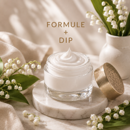 CRÈME VISAGE PEAUX MATURES Formule validée avec DIP PARFUM FLEUR DE MUGUET