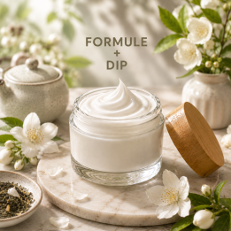Formule validée avec DIP CONDITIONNEUR CHEVEUX - THE BLANC