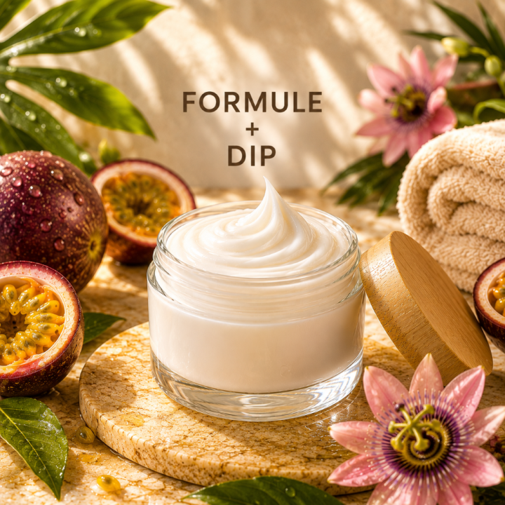 Formule validée avec DIP CONDITIONNEUR CHEVEUX - FRUIT DE LA PASSION