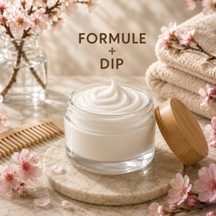 Formule validée avec DIP CONDITIONNEUR CHEVEUX - FLEUR DE LOTUS