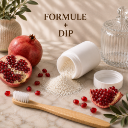Formule validée avec DIP DENTIFRICE POUDRE - GRENADE