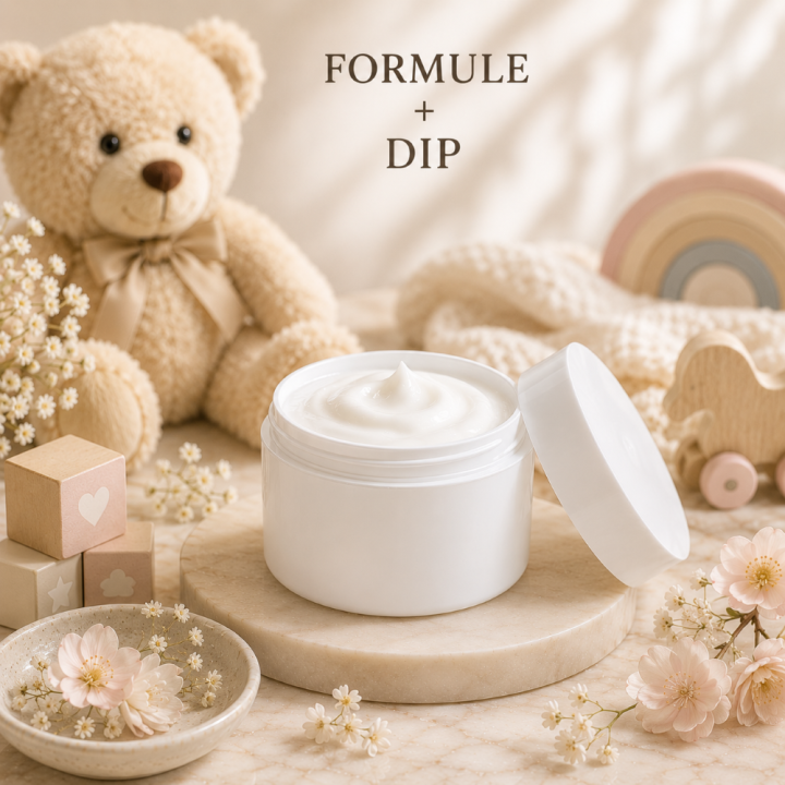 Formule validée avec DIP GEL VISAGE ANTI-AGE - DOUCEUR D'ENFANCE